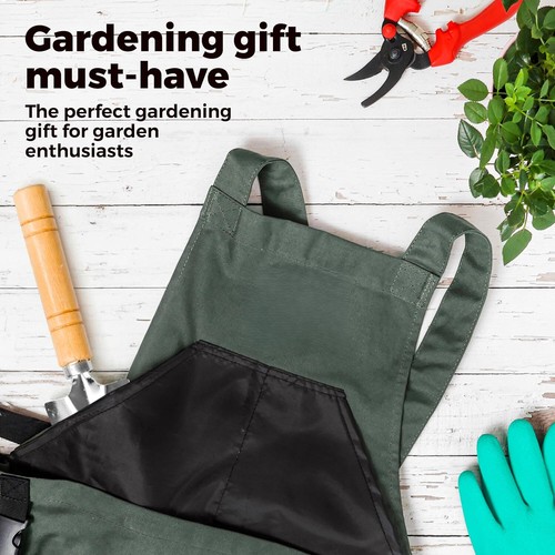 Gardening apron with pockets and harvesting bag - Durable canvas - Easy to store - Picture 7 of 7