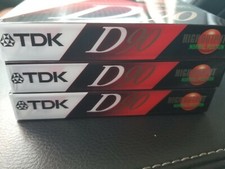 3 TDK D90 High Output 90 Minute Audio Cassette Tapes Iec1 /type 1