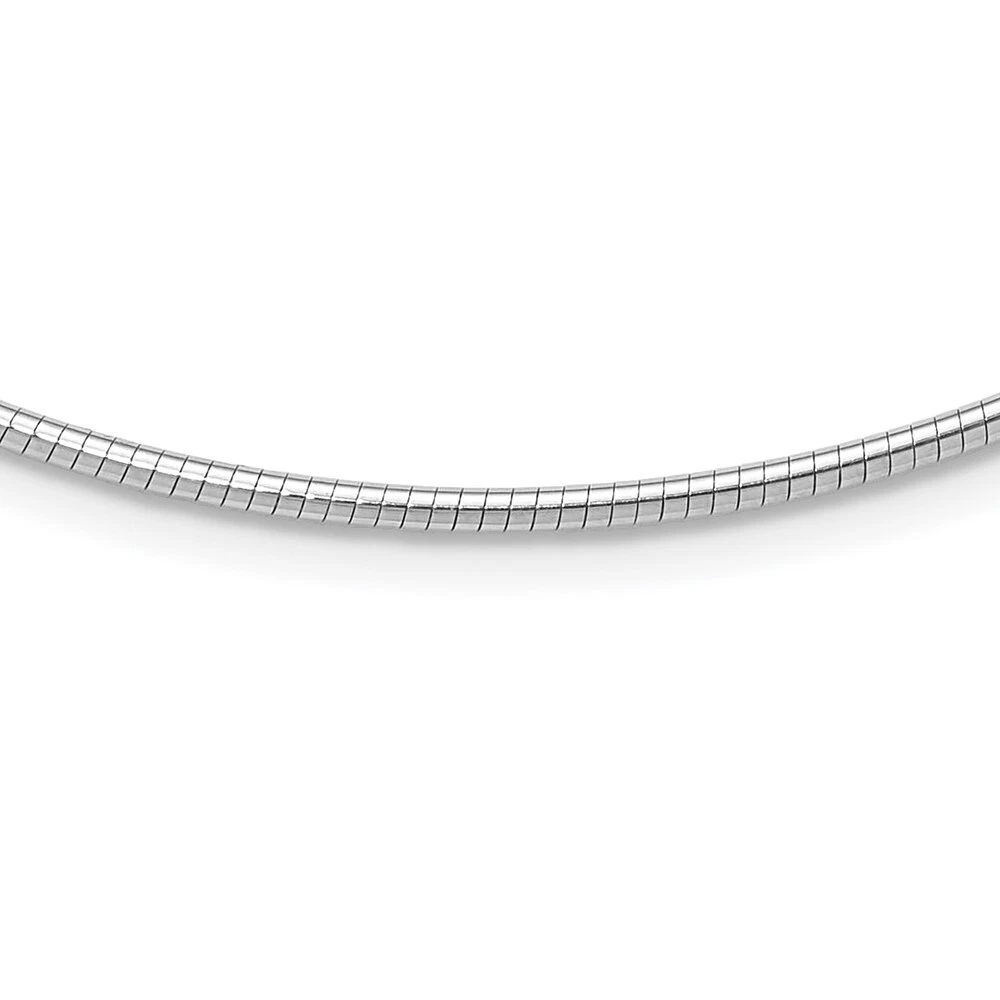 14k white gold omega necklace online