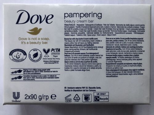 6x DOVE Beauty Cream Bar Shea Butter & Warm Vanilla Scent Soap bar - Picture 3 of 3