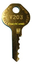 Master Lock Padlock 1525 1585 2010 2076 Control Key OEM Original Master Key V203