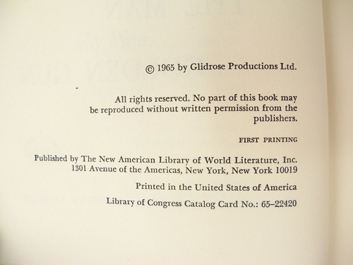 The Man With The Golden Gun by Ian Fleming - HC/DJ 1965 First printing - Picture 5 of 9