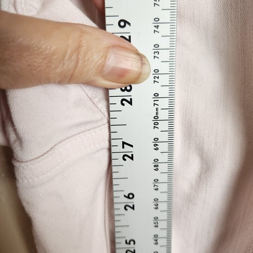 Eileen Fisher Womens Jeans Skinny Jeans Sz 10 Pink Organic Cotton - Picture 6 of 9