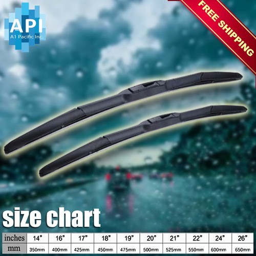 "Limpiaparabrisas híbrido sin soporte J-HOOK CALIDAD DE FABRICANTE DE EQUIPOS ORIGINALES 14"" 14" - Imagen 2 de 4