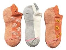 Dr. Motion Women's Socks No Show Compression Fall Ankle Socks Shoe Size 4 - 10