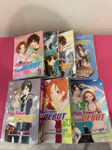 High School Debut Manga Books Series Volumes 1-15 English, Includes 3-in-1