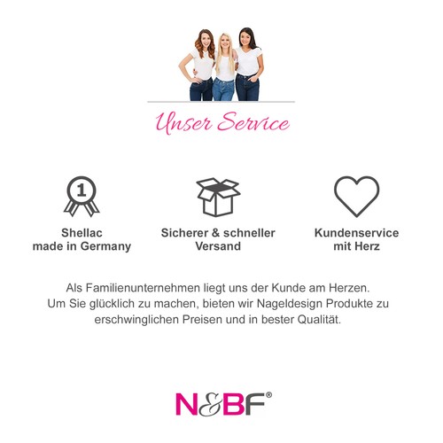 N&BF Shellac LED + UV Gel Nagellack kratzfest & splitterfest | Candy Pink - Bild 7 von 8