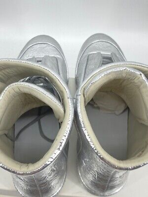 Maison Margiela Future High Silver Crinkle size 42 (US9) new Maison Margiela Future High Silver Crinkle size 42 (US9) new