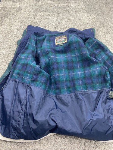 Pacific Trail Jacket Women Small Hood Tartan Plaid Blanket Lined Chore Coat Vtg - Picture 3 of 10