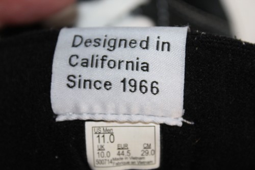 Vans SK-8 Hi 500714 Off the Wall Herren Größe 11 Schwarz/Weiß Skaterschuhe Turnschuhe - Bild 13 von 14