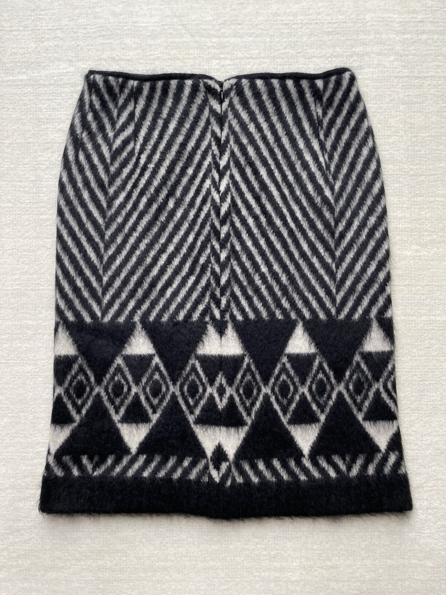 John Galliano Vintage Archive Fall 1999 Blanket Print Mohair