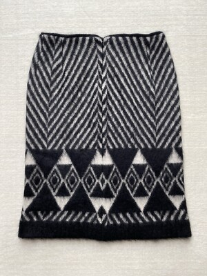 John Galliano Vintage Archive Fall 1999 Blanket Print Mohair