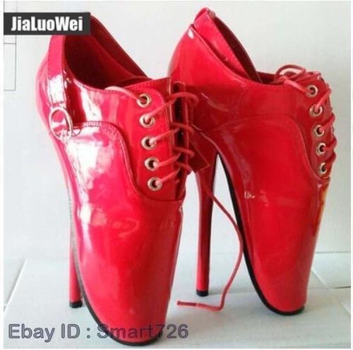 Ballet High Heels 18cm Stilettos Ankle Strap Dress Up High Heel Shoes Cosplay - Picture 9 of 18