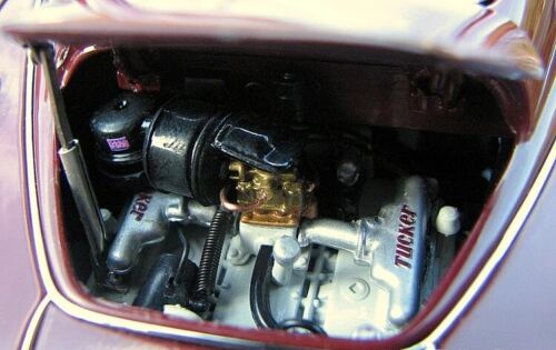 Tucker Classic Car Vintage Concept Custom Built 1 24 Metal Body Model - Picture 7 of 12