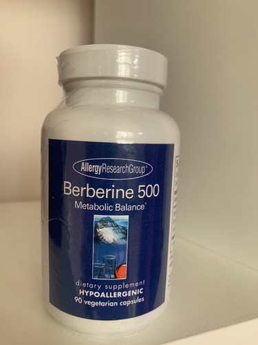 Allergy Research Group Berberine 500 - 90 Vegetarian Caps - Metabolic Balance - Picture 1 of 3
