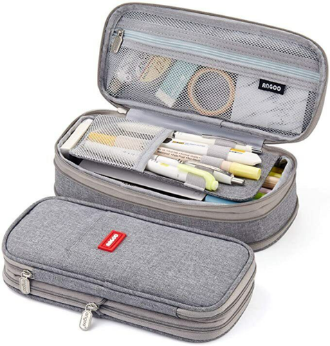 Large Capacity Pencil Case Zipper Pen Bag School Student Organizer Pouch Bag NEW - Picture 10 of 24