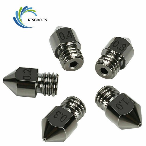 3D Printer Hardened Steel Extruder Nozzle 0.2-1mm for Anet MK7 MK8 Ender 3 CR10 - Picture 2 of 6