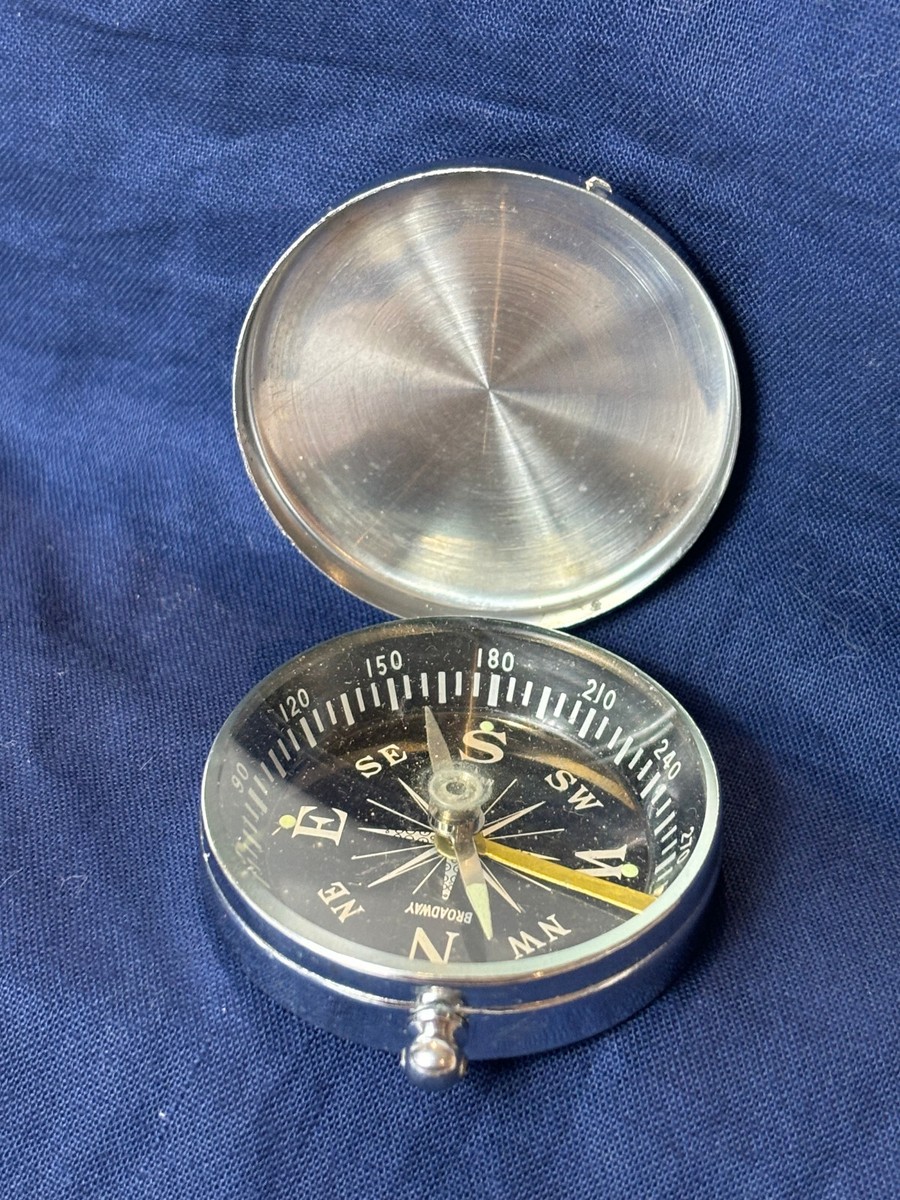 ベース A.S.P. GEAR CROSSAMP VINTAGE Vtg Broadway Compass Made In Japan Hiking Camping Direction Tool