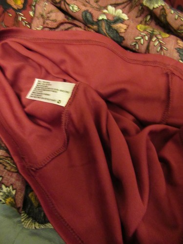 (B) Girls Size 7-8 Fully Lined 2 Tiered Skirt Multi floral Maroon Dress - Picture 10 of 10