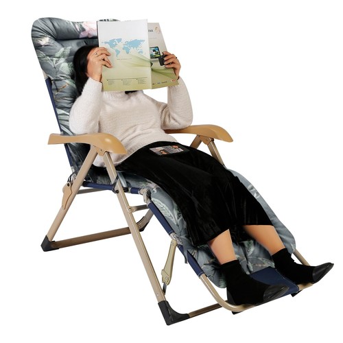 Lounge Chair Cushions 67" Chaise Lounger Outdoor Recliner Cushion Soft Sofa Mat - Picture 59 of 83