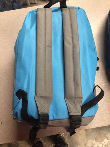 Trailmaker Blue/ Neon Green & Grey backpack - Picture 3 of 4
