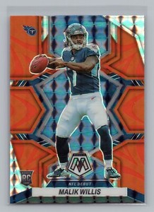 2022 Panini Mosaic #272 Malik Willis Mosaic Reactive Orange