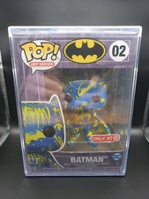 Funko Pop! Batman Art Series #02 Blue Yellow Target Exclusive Sealed Hard Stack