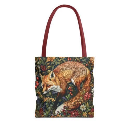 Bolso de Mano Zorro Rojo Oscuro Cottagecore Goblincore Bosque Encantado Floral Botánico - Imagen 53 de 64