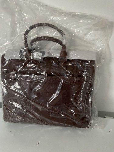 LUXURY BRAND NEW LEATHER FORMAL BRIEFCASE DARK BROWN COLOUR RRP£99 - Picture 8 of 22