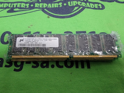 LOT of 4 - VARIOUS BRANDS 512MB PC-3200 DDR-400 Desktop RAM Memory