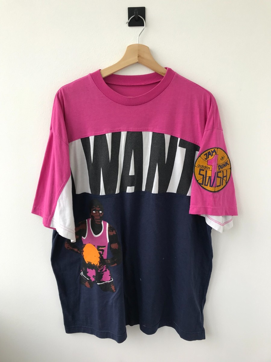 VINTAGE EXTREMELY ADIDAS I WANT I CAN SWISH JAM DUNK TORSION