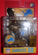 GOLD LABEL - BARRY SANDERS DETROIT LIONS MCFARLANE ACTION FIGURE