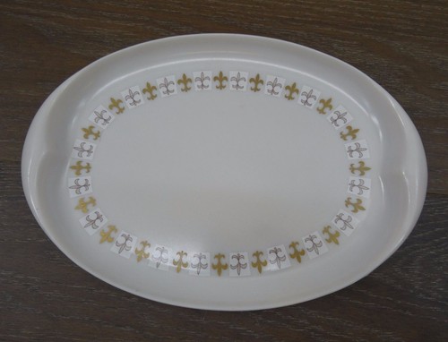 Vintage Platte Fleur de Lis oval - Bild 3 von 8