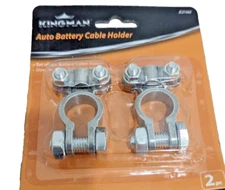 2 Car Battery Terminal battery  Top Post Positive Negative Heavy Duty cable