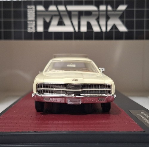 Ford LTD Aurora Country Squire SW Station Wagon 1969 Cream Wood 1:43 Matrix - Picture 10 of 17