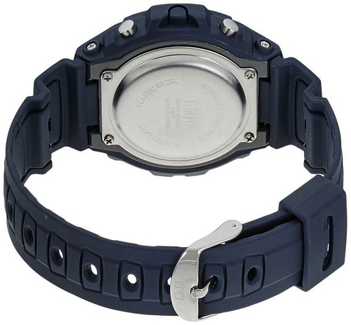 Q&Q by Citizen M051J002Y PowerLite Men's Digital Sport Watch Blue Resin Strap - 第 2/2 張圖片