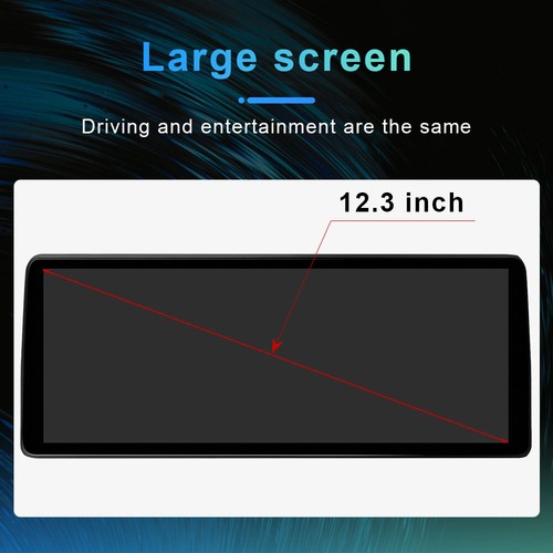 12.3'' Android Auto GPS Screen Wifi Carplay For BMW X5 CIC System 2008-2013 Car - Picture 10 of 12