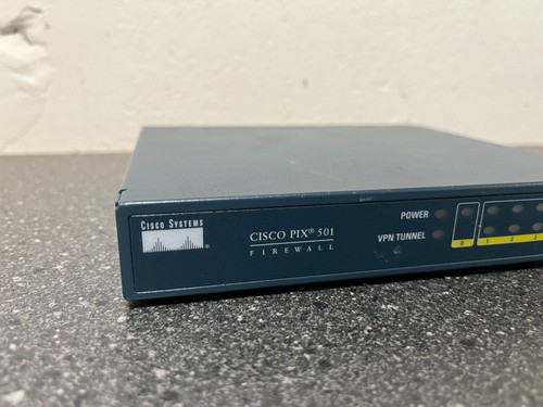 Cisco PIX 501 Firewall VPN 5-Port 100 Mbps - Used, No Power Supply - 第 3/7 張圖片