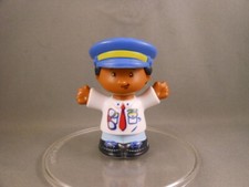 Rare Pilot for Travel Together Airplane Fisher Price Little People 2 3/4" Figure