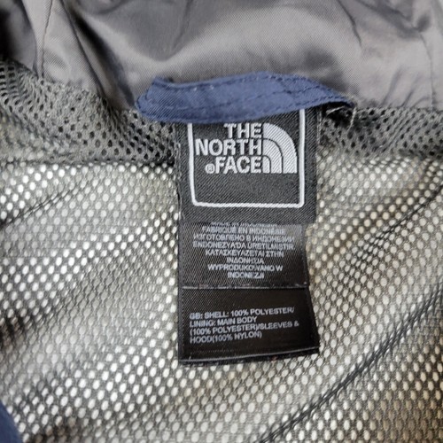 The North Face Coat Jacket Boys Womens L 14-16 Blue Full Zip Hooded Waterproof - Picture 6 of 13