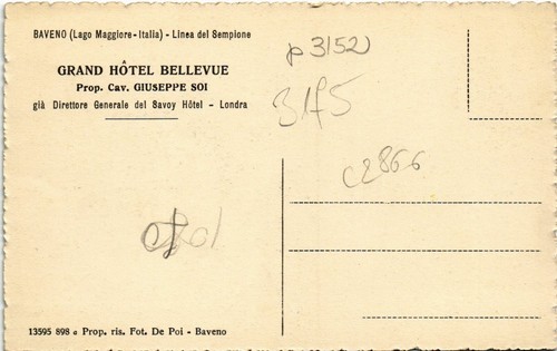 CPM Baveno Lago Maggiore ITALY (802866) - Bild 2 von 2