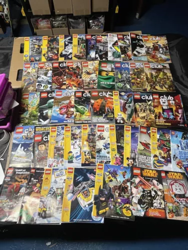  LEGO CLUB Magazines LOT of 40+ 2009 to 2016 Lego Star Wars Ninjago Marvel