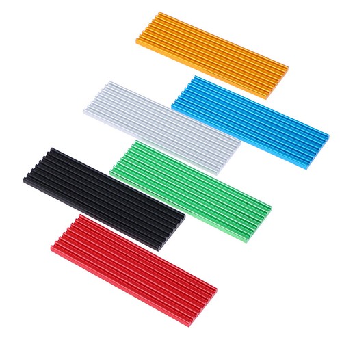 Aluminum cooling heatsink thermal pad for n80 nvme m.2 ngff 2280 pci-e ssd New - Photo 10/18