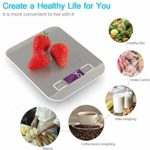 New Food Digital Scale Kitchen Weight Grams Oz Small 5000g x 1g Cooking Baking - Picture 2 of 7