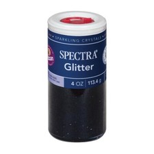 Spectra Glitter Sparkling Crystals 4 oz. Black