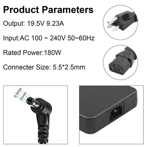 OEM ASUS 180W 19.5V 9.23A AC Adapter ADP-180MB F G750 G750JW G750JX G75V G75VW - Picture 5 of 5