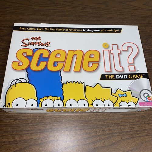 THE SIMPSONS Scene It DVD Game Trivia Mattel Board Game 2009 (NIOB) - Picture 8 of 11