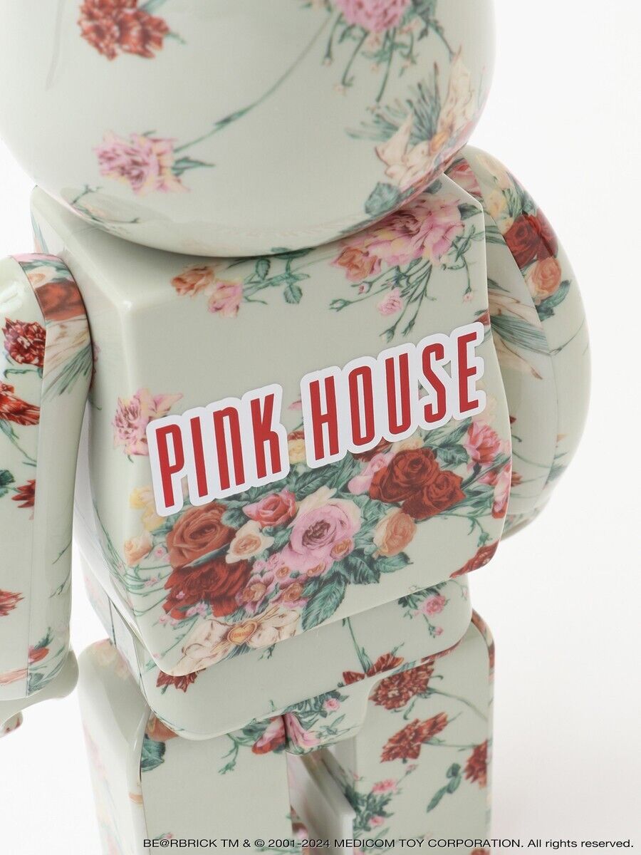 BE@RBRICK PINK HOUSE 400% Angel Rose Pattern Bearbrick BE@RBRICK PINK HOUSE 400% Angel Rose Pattern Bearbrick