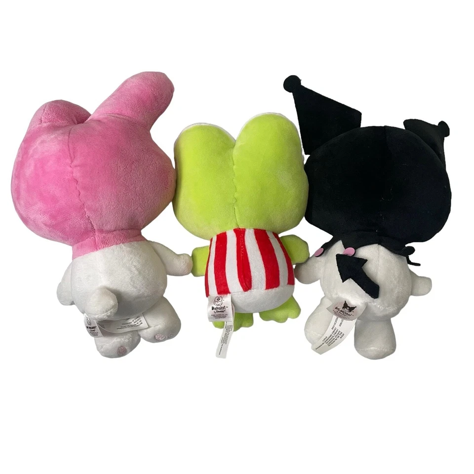 Mattel Sanrio Kuromi Keroppi Rana My Melody Peluche Peluche Animal Lote 3 Foto 2 de 4