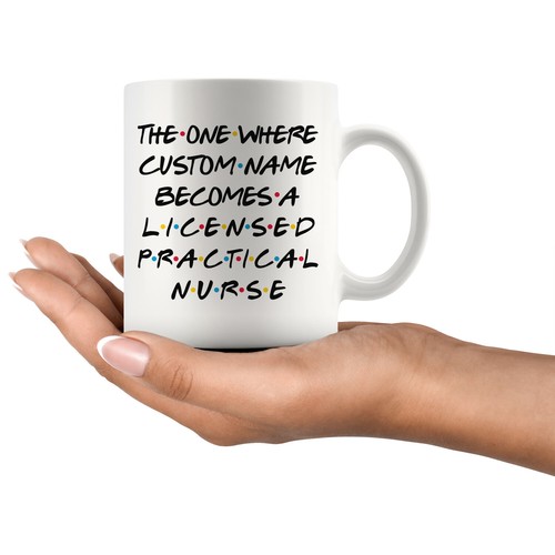 Personalized Licensed Practical Nurse Job Promotion Mug, LPN Graduation Gift - Picture 6 of 10